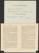 Stora Kopparbergets kronologi. 

Ur Carl Sahlins bergshistoriska samling.