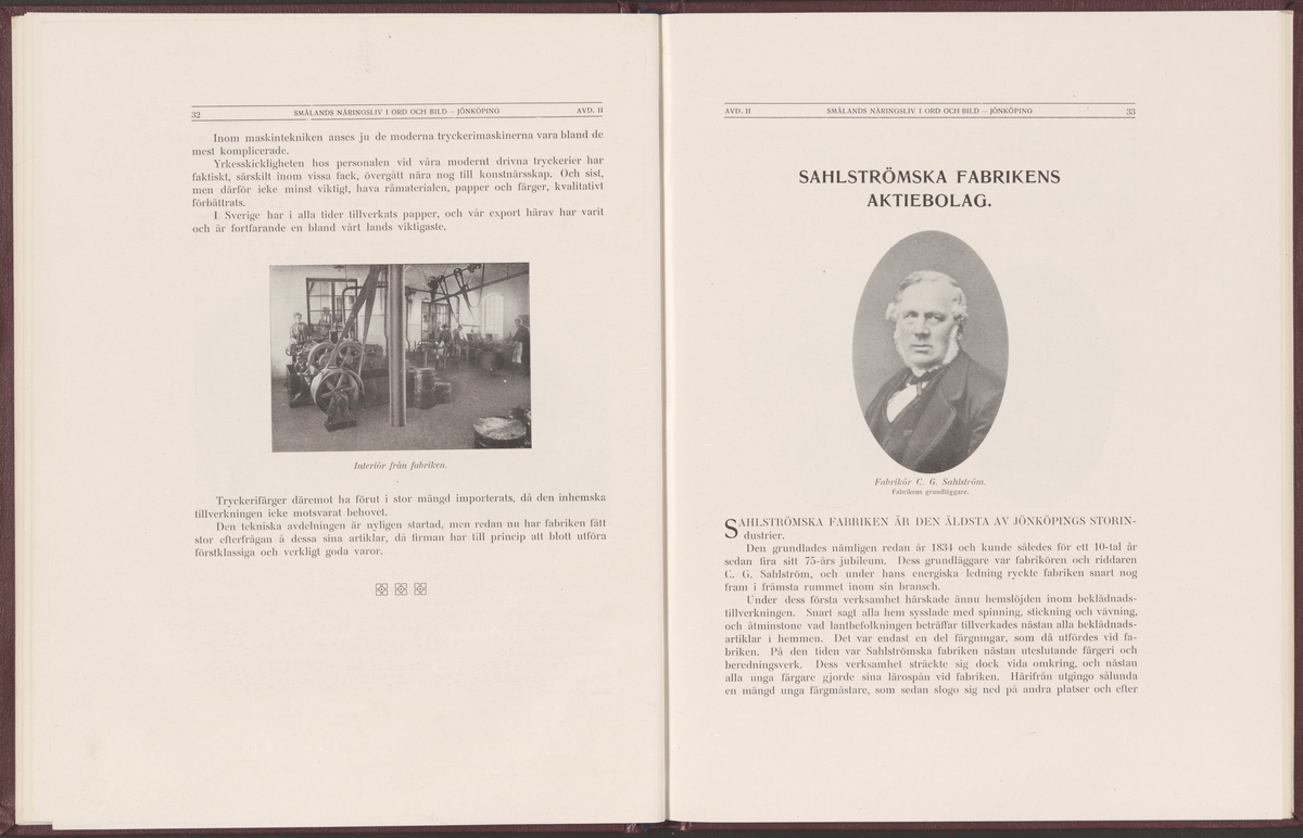 Husqvarna vapenfabriks kronologi.
Ur Carl Sahlins bergshistoriska samling.