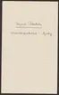 Höganäs stenkolsgruvors kronologi.
Ur Carl Sahlins bergshistoriska samling.