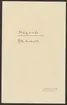 Höganäs stenkolsgruvors kronologi.
Ur Carl Sahlins bergshistoriska samling.