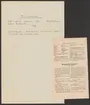 Kiirunavaara.
Kirunagruvans kronologi.
Ur Carl Sahlins bergshistoriska samling.
