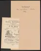 Husqvarna vapenfabriks kronologi.
Ur Carl Sahlins bergshistoriska samling.