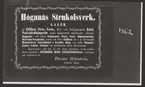 Höganäs stenkolsgruvors kronologi.
Ur Carl Sahlins bergshistoriska samling.