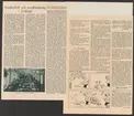 Kiirunavaara.
Kirunagruvans kronologi.
Ur Carl Sahlins bergshistoriska samling.