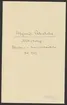 Höganäs stenkolsgruvors kronologi.
Ur Carl Sahlins bergshistoriska samling.