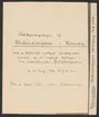 Kiirunavaara.
Kirunagruvans kronologi.
Ur Carl Sahlins bergshistoriska samling.