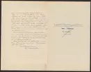 Uddeholmsverkens kronologi.
Uddeholms AB.
Ur Carl Sahlins bergshistoriska samling.