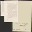Uddeholmsverkens kronologi.
Uddeholms AB.
Ur Carl Sahlins bergshistoriska samling.