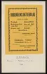 Uddeholmsverkens kronologi.
Uddeholms AB.
Ur Carl Sahlins bergshistoriska samling.