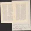 Uddeholmsverkens kronologi.
Uddeholms AB.
Ur Carl Sahlins bergshistoriska samling.