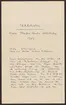 Uddeholmsverkens kronologi.
Uddeholms AB.
Ur Carl Sahlins bergshistoriska samling.