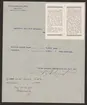 Uddeholmsverkens kronologi.
Uddeholms AB.
Ur Carl Sahlins bergshistoriska samling.