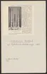 Uddeholmsverkens kronologi.
Uddeholms AB.
Ur Carl Sahlins bergshistoriska samling.