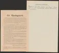 Uddeholmsverkens kronologi.
Uddeholms AB.
Ur Carl Sahlins bergshistoriska samling.