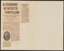 Uddeholmsverkens kronologi.
Uddeholms AB.
Ur Carl Sahlins bergshistoriska samling.