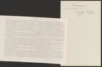 Uddeholmsverkens kronologi.
Uddeholms AB.
Ur Carl Sahlins bergshistoriska samling.