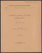 Stripa gruvfälts kronologi.
Ur Carl Sahlins bergshistoriska samling.