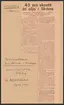 Fyndigheter.
Ämnesordnade handlingar av bergshistoriskt och bergstekniskt innehåll.
Ur Carl Sahlins bergshistoriska samling.
