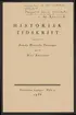 Diverse allmänt om bergshistoriskt material, A-J.
Ämnesordnade handlingar av bergshistoriskt och bergstekniskt innehåll.
Ur Carl Sahlins bergshistoriska samling.