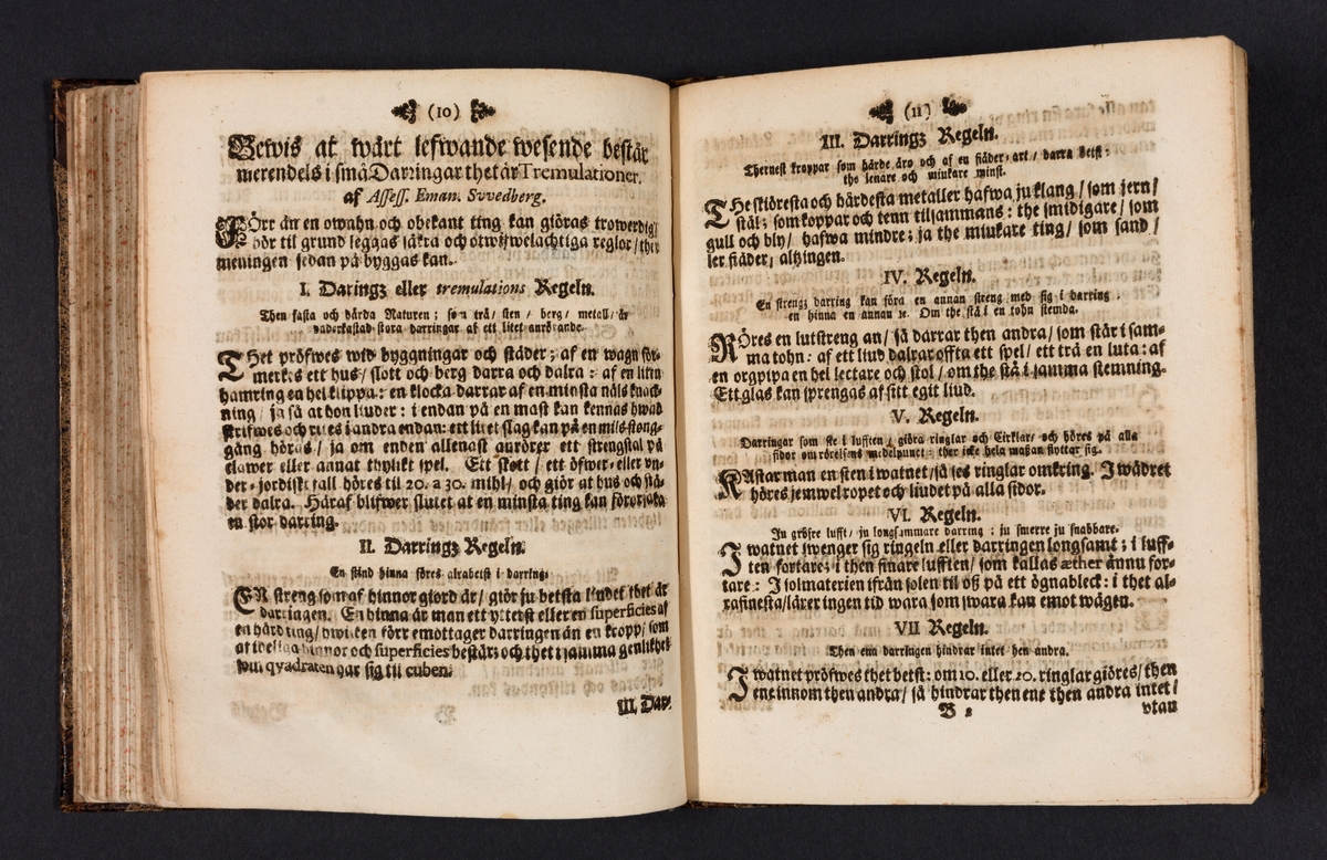 Daedalus Hyperboreus, eller några nya mathematiska och physicaliska försök.
Tidskrift, inbunden. Tryckt i Uppsala 1716-1717.
Av Emanuel Swedenborg.