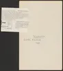 Uddeholmsverkens kronologi.
Uddeholms AB.
Ur Carl Sahlins bergshistoriska samling.