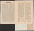 Uddeholmsverkens kronologi.
Uddeholms AB.
Ur Carl Sahlins bergshistoriska samling.