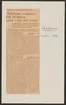 Uddeholmsverkens kronologi.
Uddeholms AB.
Ur Carl Sahlins bergshistoriska samling.