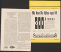 Uddeholmsverkens kronologi.
Uddeholms AB.
Ur Carl Sahlins bergshistoriska samling.