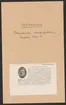 Uddeholmsverkens kronologi.
Uddeholms AB.
Ur Carl Sahlins bergshistoriska samling.