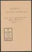 Uddeholmsverkens kronologi.
Uddeholms AB.
Ur Carl Sahlins bergshistoriska samling.