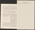 Uddeholmsverkens kronologi.
Uddeholms AB.
Ur Carl Sahlins bergshistoriska samling.