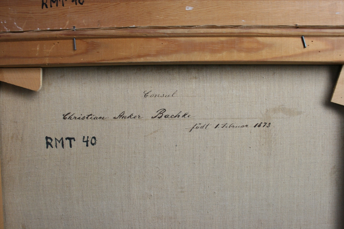 Forestiller Christian Anker Bachke.