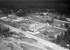 Flygfoto över Vaggeryds möbelfabrik i Vaggeryd, Nr. H. 1903