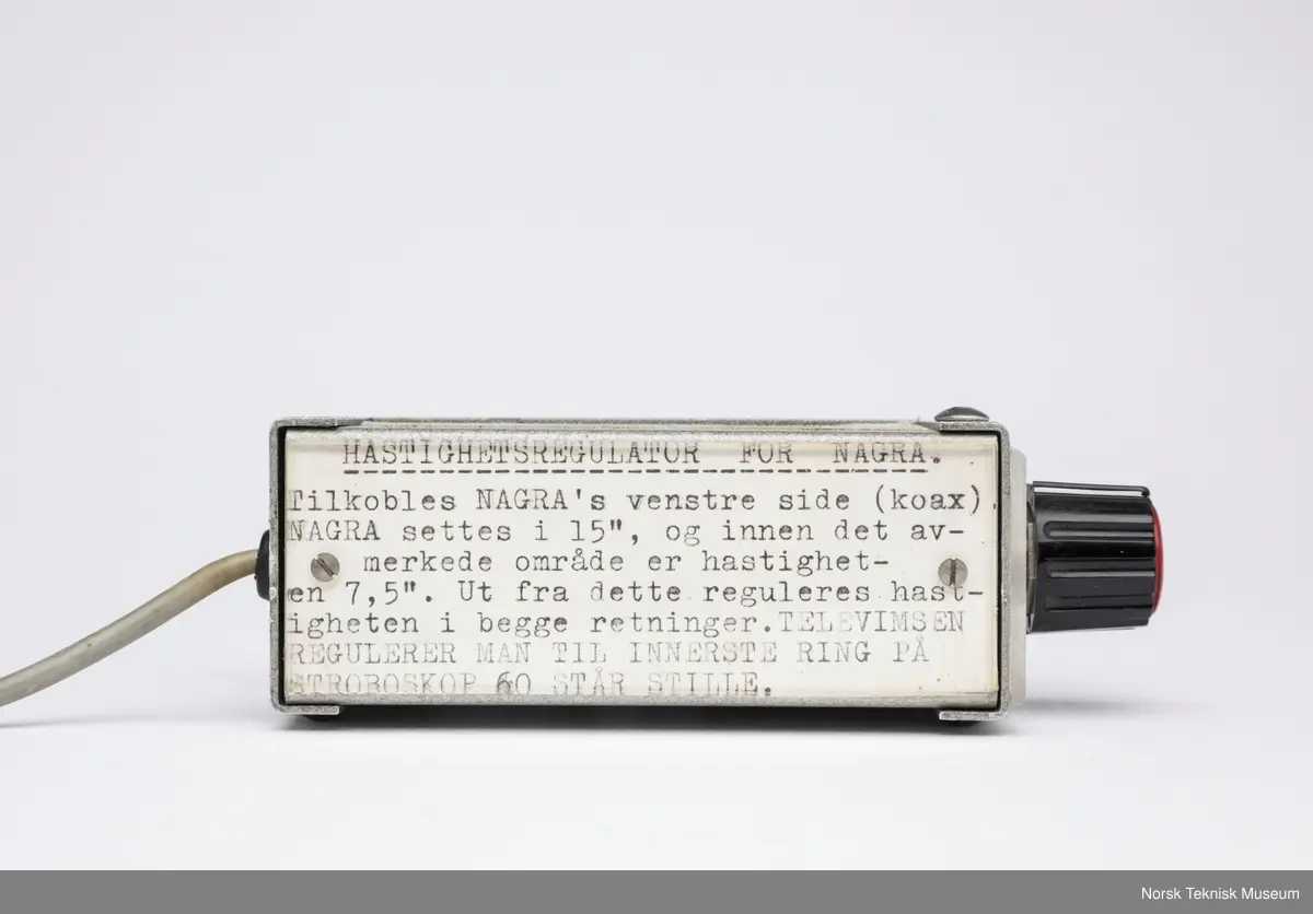 Hastighetsregulator