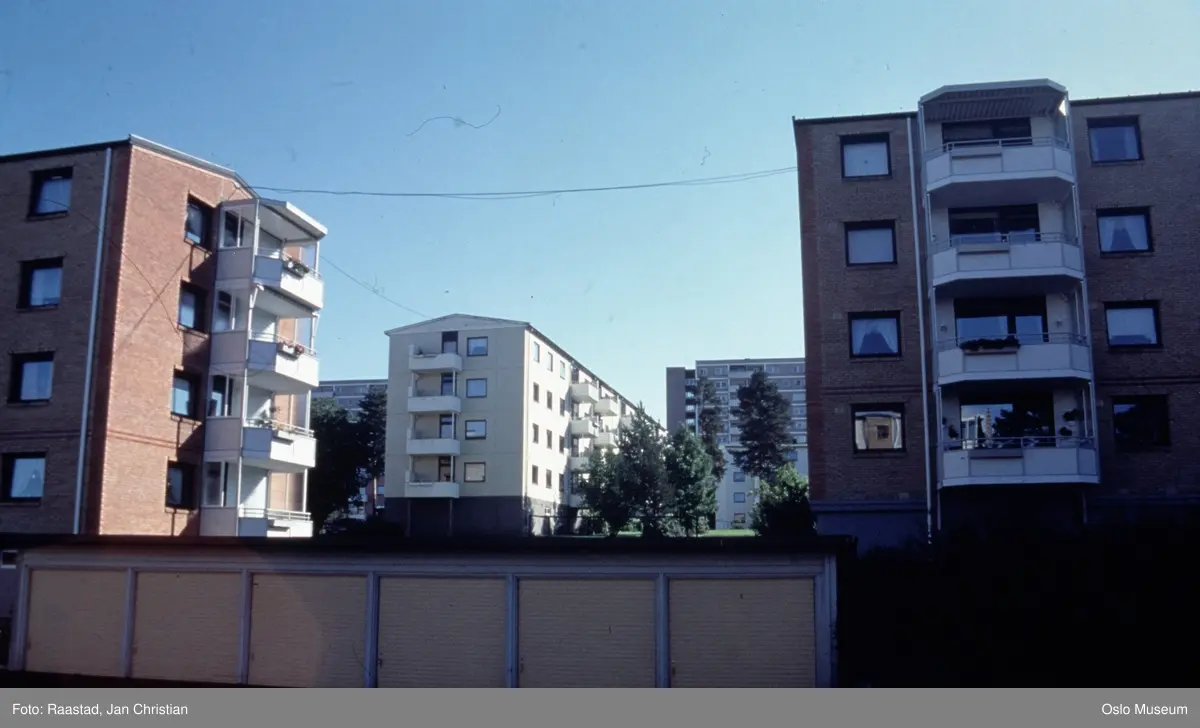 boligblokker, garasjeanlegg