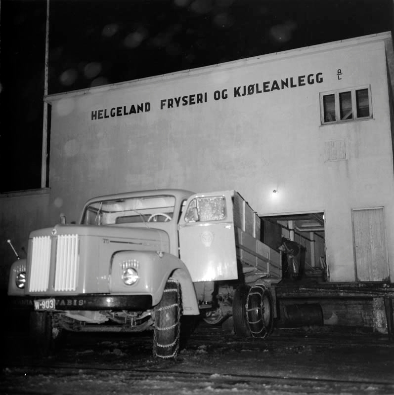 Istransport. Helgeland fryseri og kjøletransport, 1959.