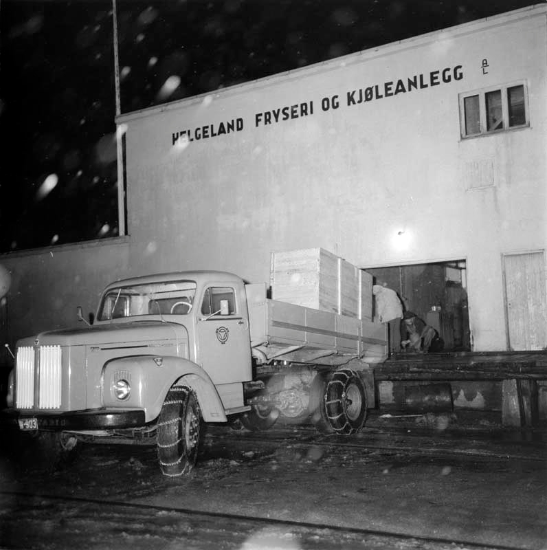 Istransport. Helgeland fryseri og kjøletransport, 1959.