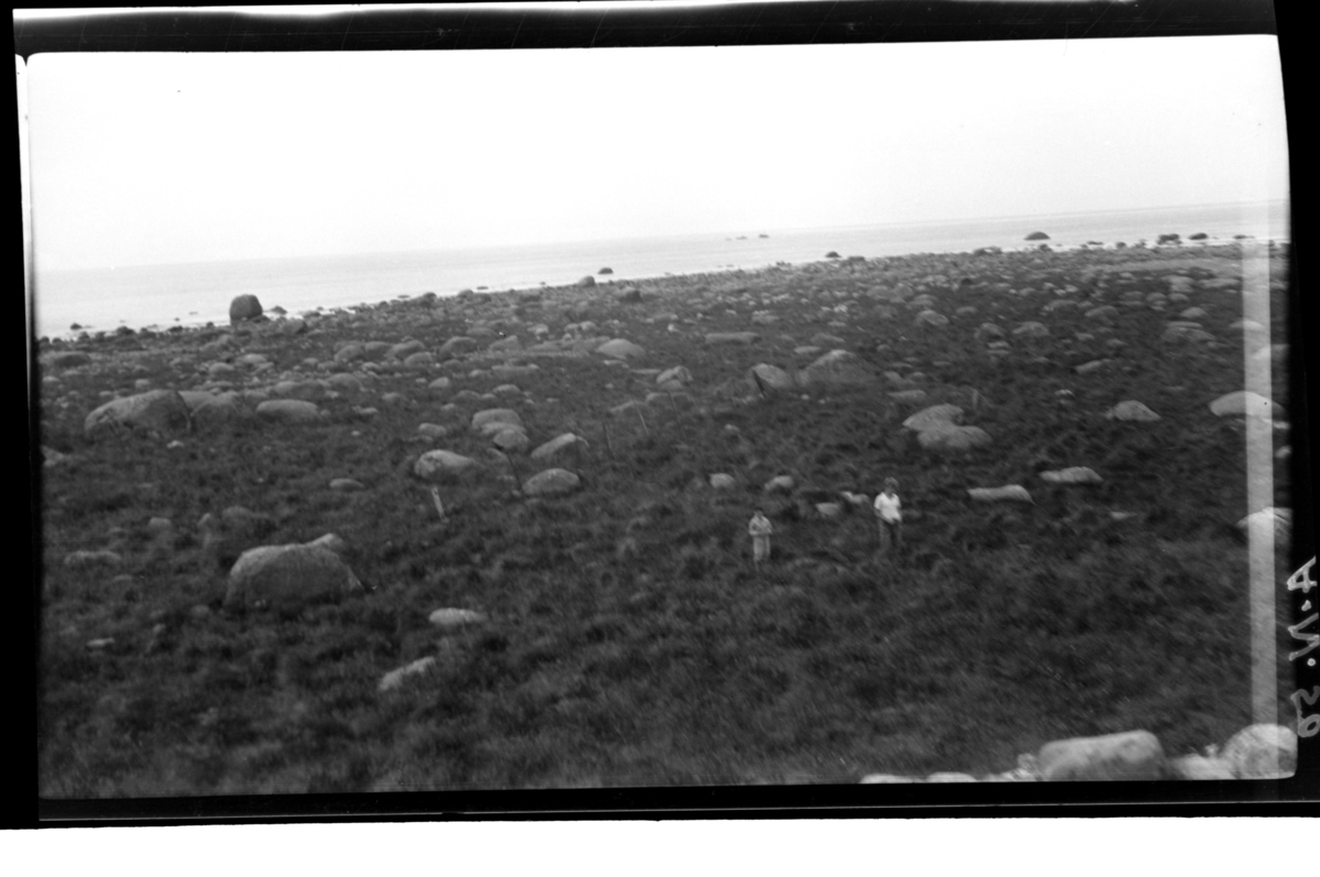 Område på Rauna utenfor Lista, Farsund. Fotografert 1938.