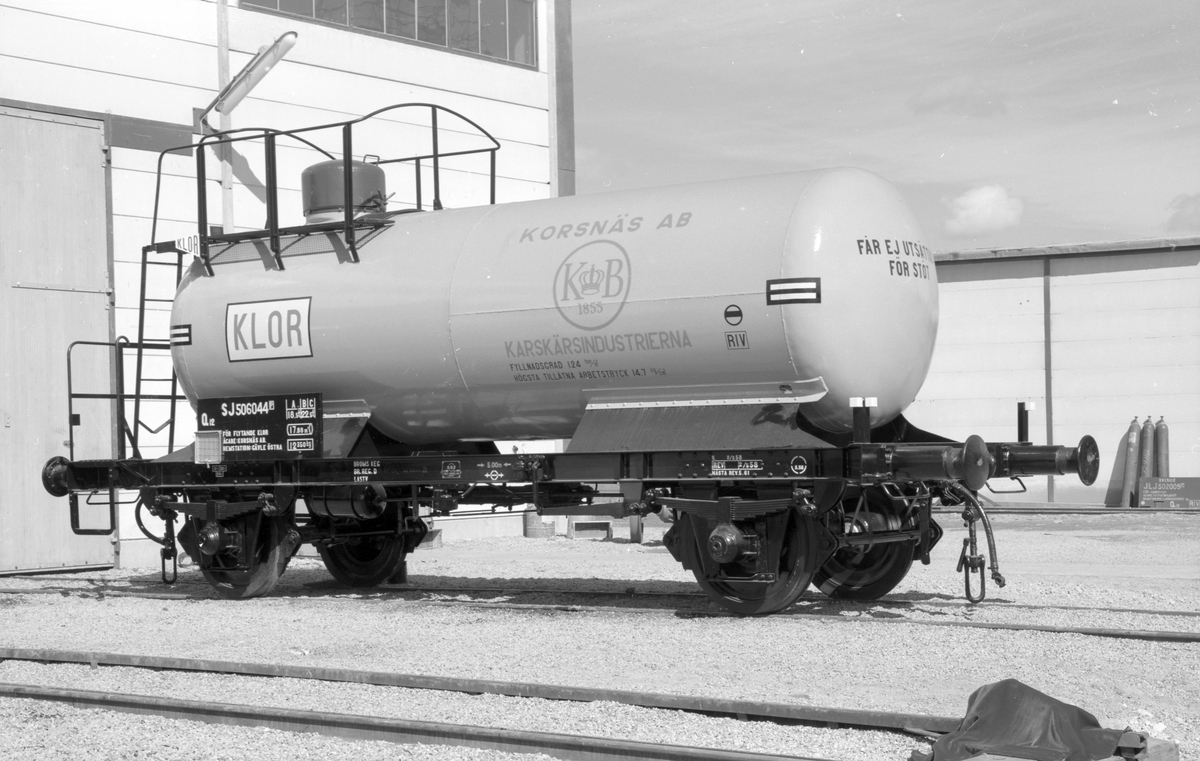 Järnvägsvagn till Korsnäs AB
Swendsén & Wikström Värmepannefabrik på Brynäs, företaget köptes upp av Svenska Järnvägsverkstad 1955 och fick namnet ASJ-PARCA.

