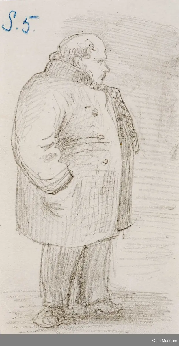karikatur, mann, helfigur
