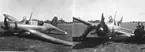 F6 Karlsborg 1946. Haveri 9/5 med B17 reg.nr 17346 pga Ground loop. Flygförare: Aspirant G. Stolpe. Inga personskador. Albumet är en del av en donation från Karl-Axel Hansson, Karlsborg. Förteckning över hela donationen finns i albumet samt som Word-dokument.