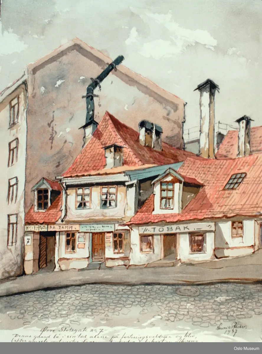 arkitektur, gatebilde, tobakksbutikk, butikkskilt