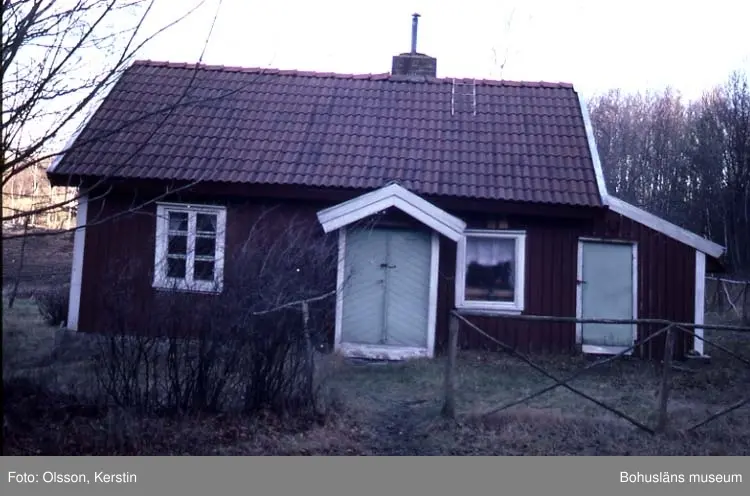 Text på kortet: "Torp Kroken Tänum 1:21 Brastad sn Dec. 86".
