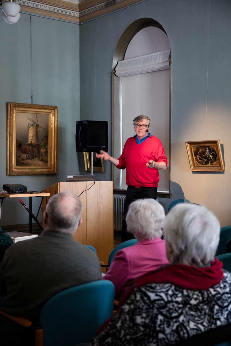 Vänersborgs museum, museets dag 2018. Föredrag av stadsträdgårdsmästare Hans Wallmander