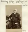 Porträtt av teologie doktor och filosofie magister Anders Hedner. Gift 1837 med Matilda Fredrika Kalén. Från 1846 kyrkoherde i Asby.