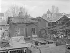 Brand i Gävle. 9 april 1945