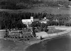 Flygfoto över Gnosjö kyrka i Jönköpings län. Nr 21