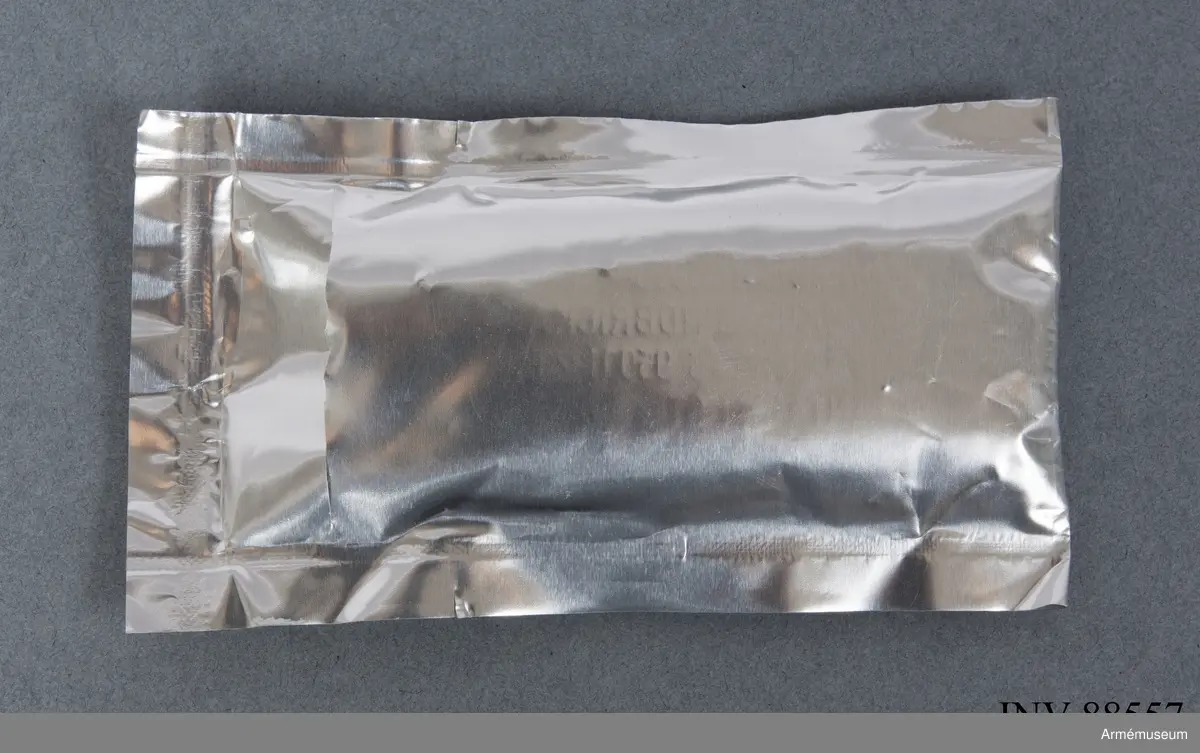 Nevgasbricka i vakuumförpackning.