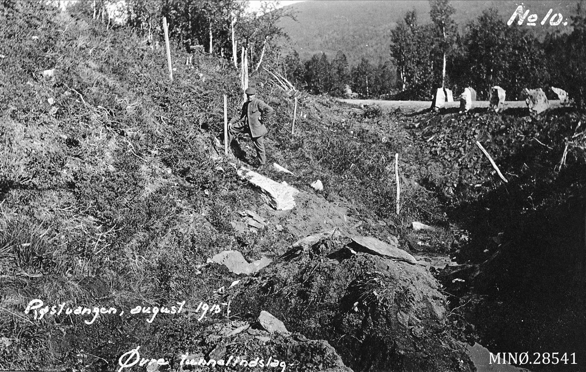 Røstvangen. Eidsfossen. Øvre tunnelsinnslag