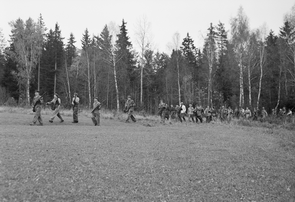 Skytte, Hågadalsträffen, Uppsala, oktober 1951